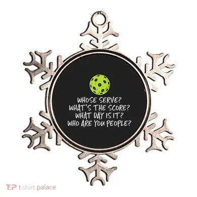 Pickleball Whose Serve Whats Score Pickle Ball Ornament