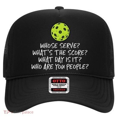 Pickleball Whose Serve Whats Score Pickle Ball Hat
