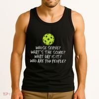 Pickleball Whose Serve Whats Score Pickle Ball Tank Top thumb 3