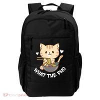 Pho What The Pho Cute Cat Vietnamese Food Pho Soup Ra Backpack thumb 0