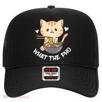 Pho What The Pho Cute Cat Vietnamese Food Pho Soup Ra Hat thumb 0