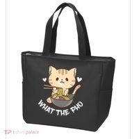 Pho What The Pho Cute Cat Vietnamese Food Pho Soup Ra Tote Bag thumb 3