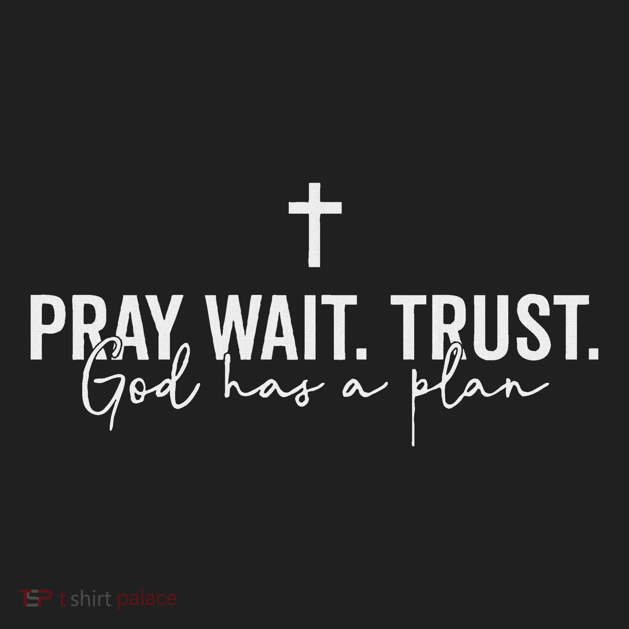 Pray Wait Trust God Has A Plan Women's Sweatshirt
