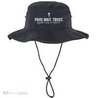 Pray Wait Trust God Has A Plan Bucket Hat thumb 0