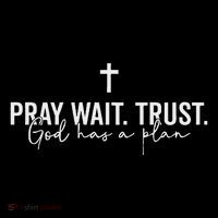Pray Wait Trust God Has A Plan Women's Tank Top thumb 5