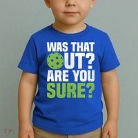 Pickleball Was That Out?Are You Sure? Gift Toddler T-Shirt thumb 2