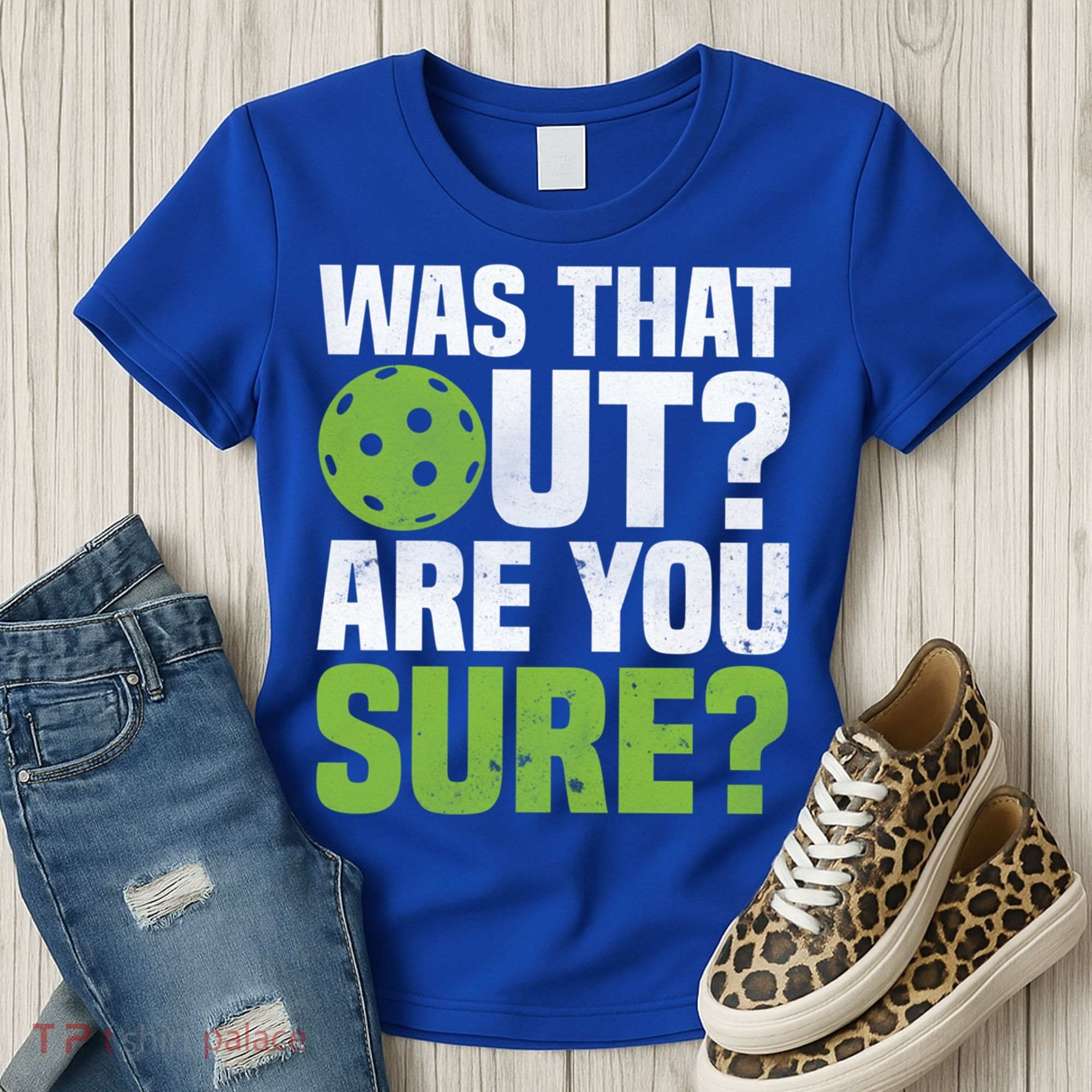 Pickleball Was That Out?Are You Sure? Gift Women's T-Shirt