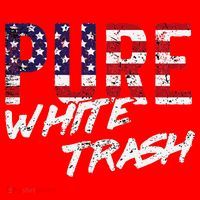 Pure White Trash Funny Redneck American Flag Santa Hat thumb 1