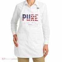 Pure White Trash Funny Redneck American Flag Apron thumb 2