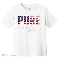 Pure White Trash Funny Redneck American Flag Toddler T-Shirt thumb 0