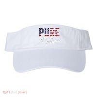 Pure White Trash Funny Redneck American Flag Visor thumb 0