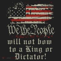 Patriotic We the people Will Not Bow to King or Dictator Beanie thumb 2