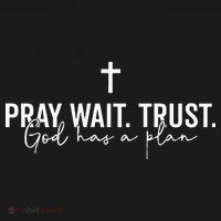 Pray Wait Trust God Has A Plan Pajama Set thumb 2