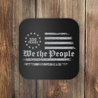 Patriotic We The People 250 Years USA 250th Anniversary Coaster thumb 0