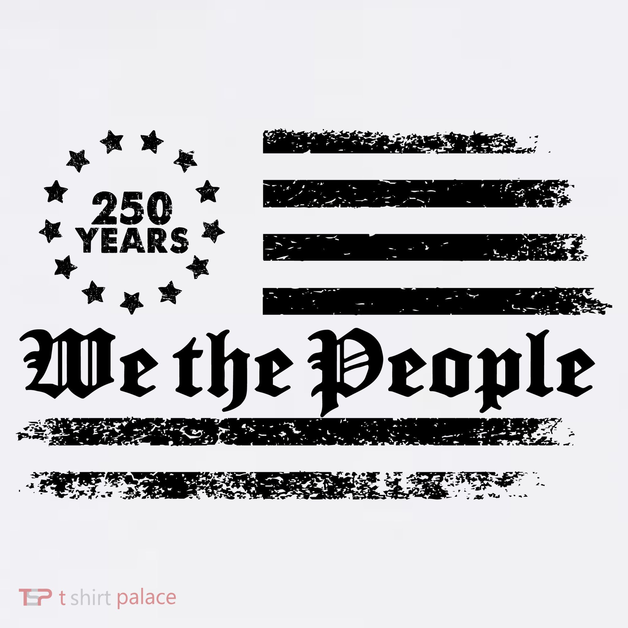 Patriotic We The People 250 Years USA 250th Anniversary Long Sleeve Shirt