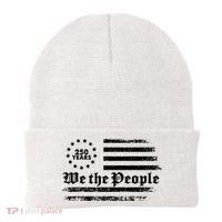 Patriotic We The People 250 Years USA 250th Anniversary Beanie thumb 0