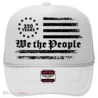 Patriotic We The People 250 Years USA 250th Anniversary Hat thumb 0