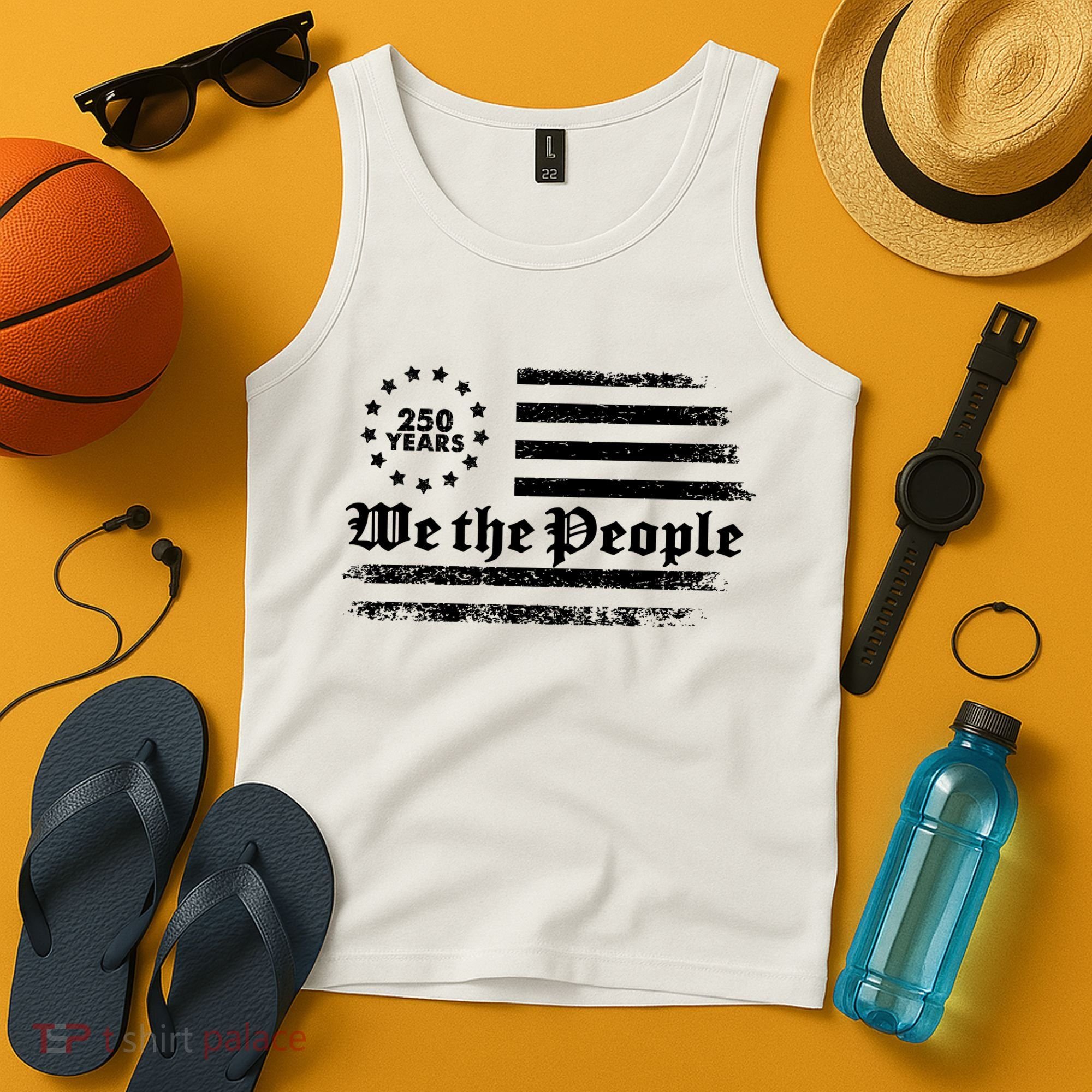 Patriotic We The People 250 Years USA 250th Anniversary Tank Top