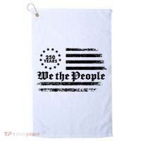 Patriotic We The People 250 Years USA 250th Anniversary Golf Towel thumb 0