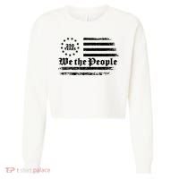 Patriotic We The People 250 Years USA 250th Anniversary Cropped Pullover Crew thumb 0