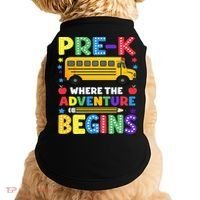 Pre-K Where The Adventure Begins PreK Teacher Back To Doggie Tank thumb 0