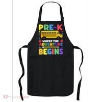 Pre-K Where The Adventure Begins PreK Teacher Back To Apron thumb 0
