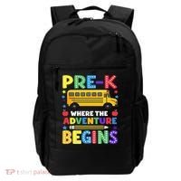Pre-K Where The Adventure Begins PreK Teacher Back To Backpack thumb 0