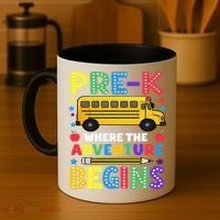 Pre-K Where The Adventure Begins PreK Teacher Back To Coffee Mug thumb 4
