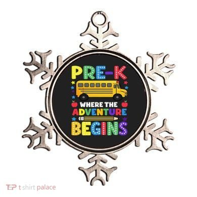 Pre-K Where The Adventure Begins PreK Teacher Back To Ornament