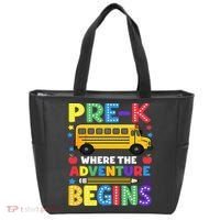 Pre-K Where The Adventure Begins PreK Teacher Back To Tote Bag thumb 0