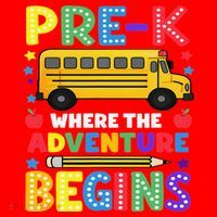 Pre-K Where The Adventure Begins PreK Teacher Back To Santa Hat thumb 1