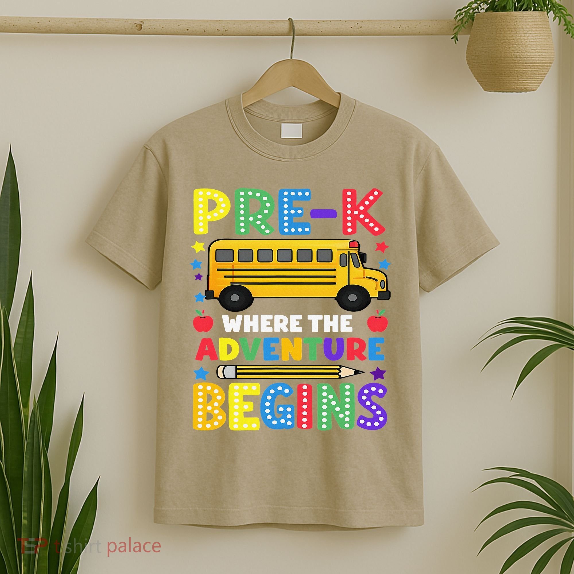 Pre-K Where The Adventure Begins PreK Teacher Back To T-Shirt