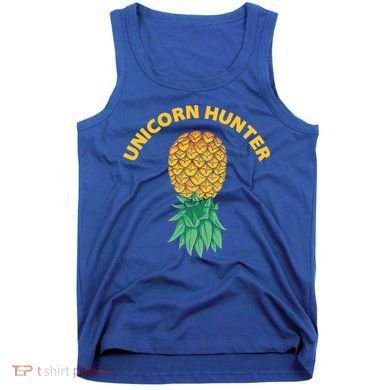 Polyamory With Upside Down Pineapple And Unicorn Hunter Gift Tank Top