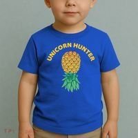 Polyamory With Upside Down Pineapple And Unicorn Hunter Gift Toddler T-Shirt thumb 2