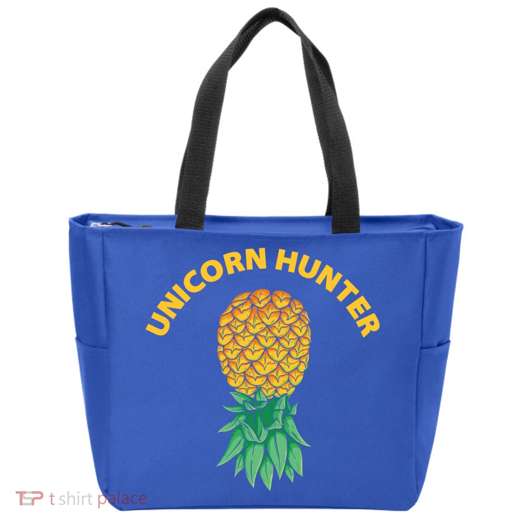 Polyamory With Upside Down Pineapple And Unicorn Hunter Gift Tote Bag
