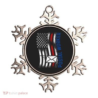 Postal Worker Vintage USA American Flag US Postal Ornament
