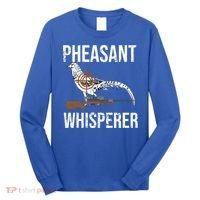 Pheasant Whisperer Varmint Pheasant Hunting Lover Great Gift Long Sleeve Shirt thumb 0