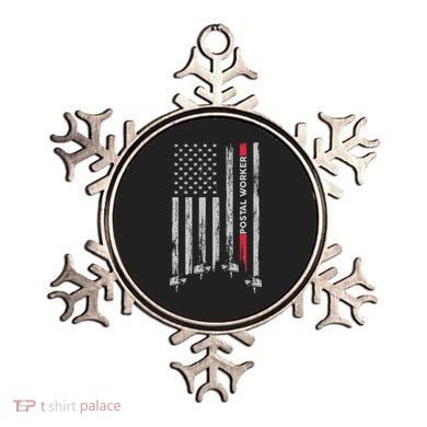 Postal Worker Vintage Usa American Flag Us Postal Ornament