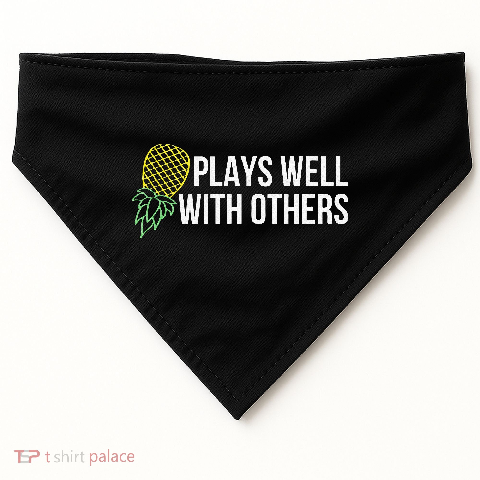 Plays Well With Others Swingers USA-Made Doggie Bandana