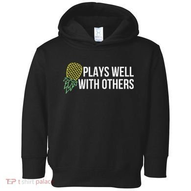 Plays Well With Others Swingers Toddler Hoodie