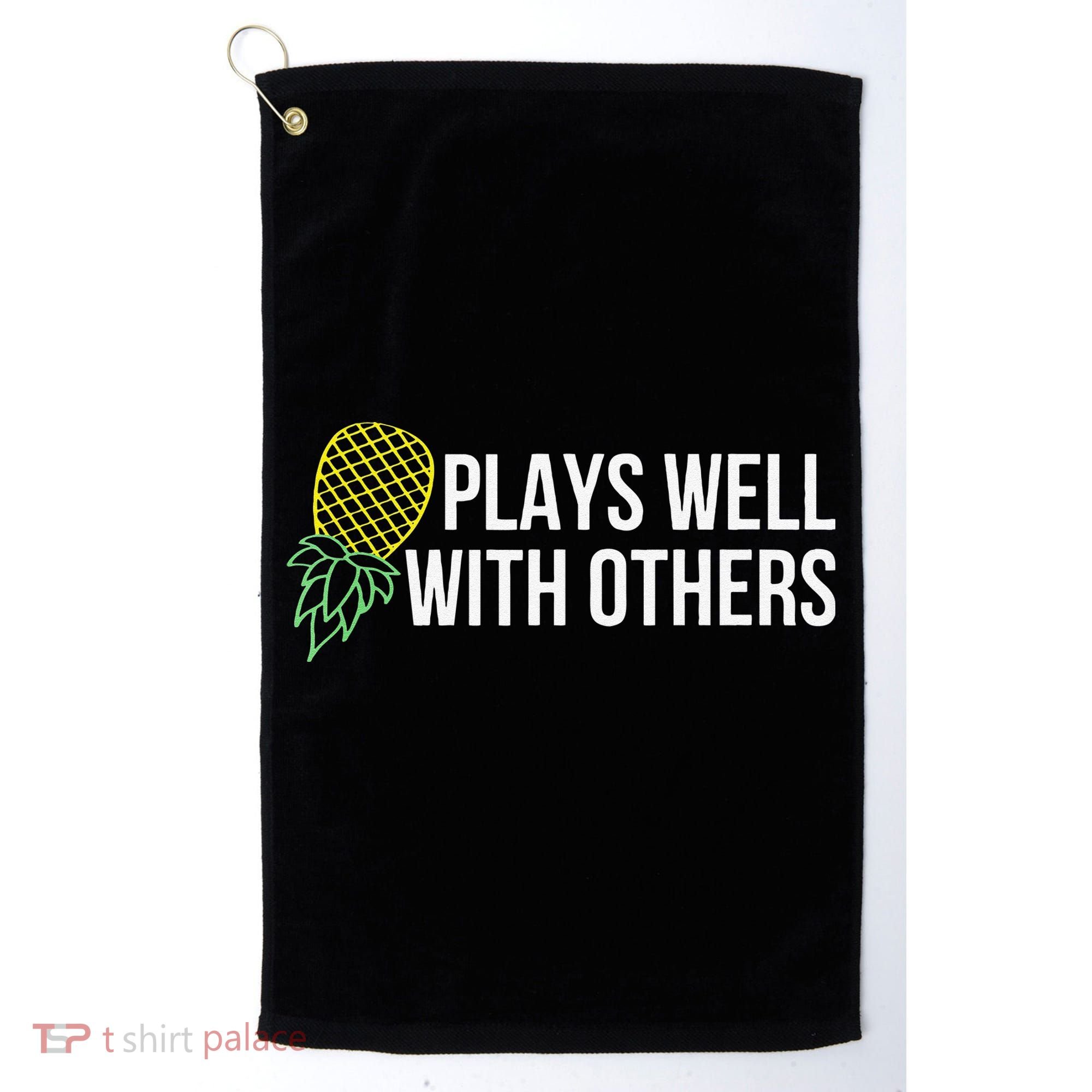 Plays Well With Others Swingers Golf Towel
