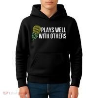 Plays Well With Others Swingers Kids Hoodie thumb 4