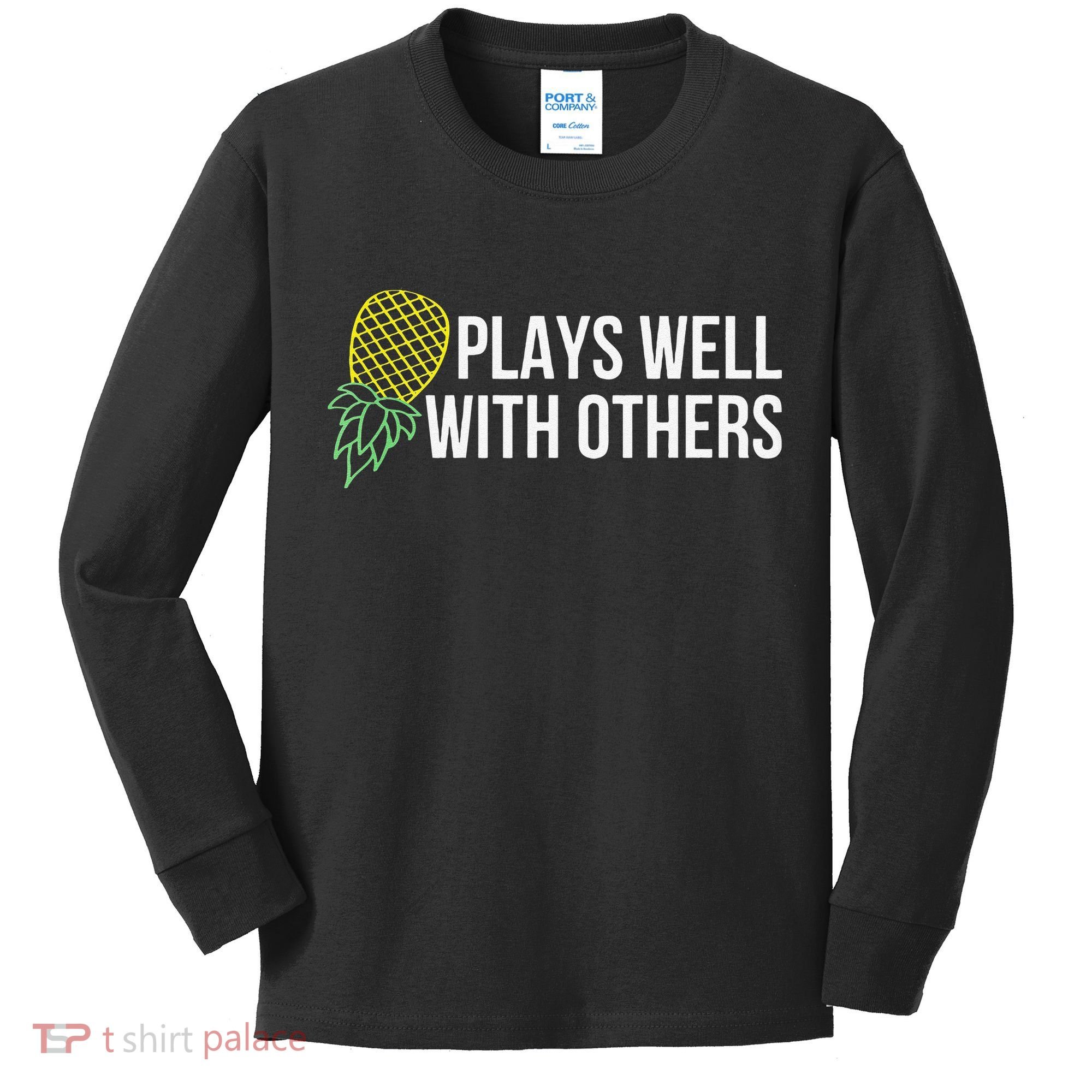 Plays Well With Others Swingers Kids Long Sleeve Shirt