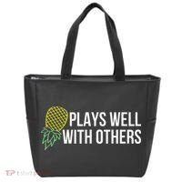 Plays Well With Others Swingers Tote Bag thumb 0
