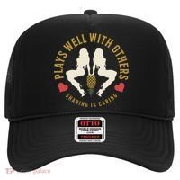 Plays Well With Others Swinger Couples Upside Down Pineapple Gift Hat thumb 0