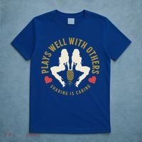 Plays Well With Others Swinger Couples Upside Down Pineapple Gift T-Shirt thumb 5