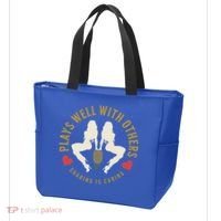 Plays Well With Others Swinger Couples Upside Down Pineapple Gift Tote Bag thumb 3