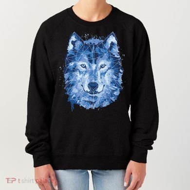 Polygon Wolf Wild Animal Women's Sweatshirt