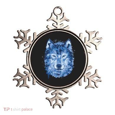 Polygon Wolf Wild Animal Ornament