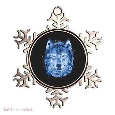 Polygon Wolf Wild Animal Ornament